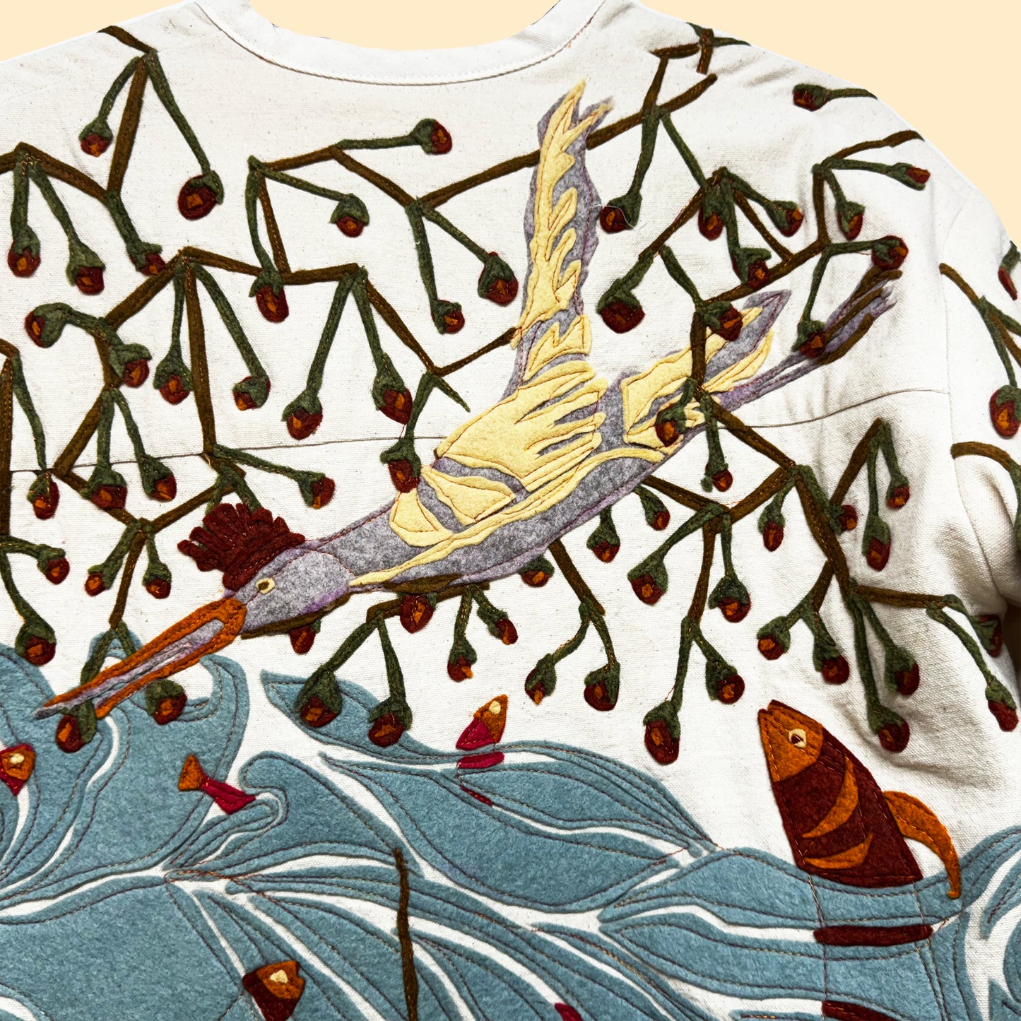 Jacket Applique Canvas (Sold)