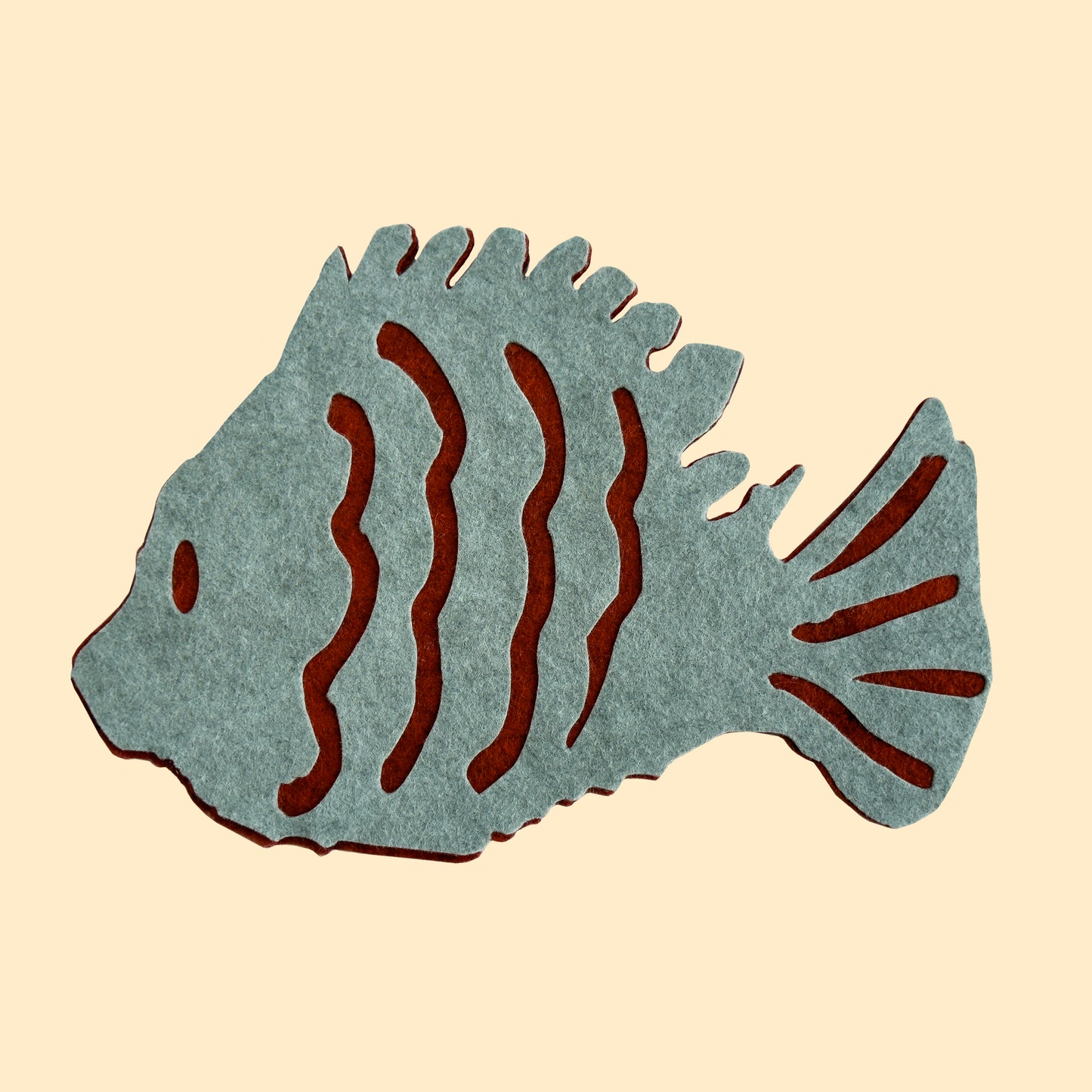 Trivet Fish - Maroon