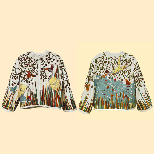 Jacket Applique Canvas  (Sold)