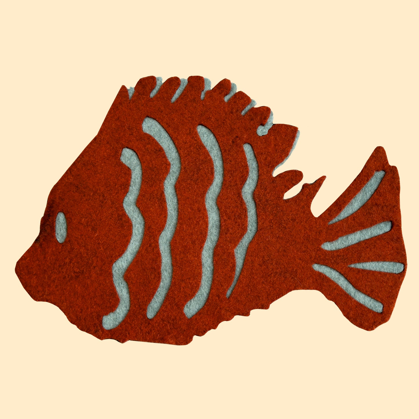 Trivet Fish - Maroon