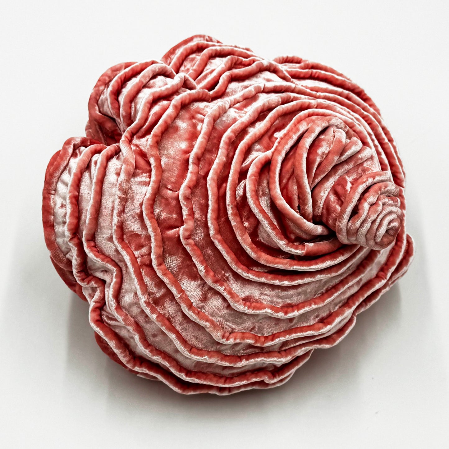 Teardrop Pillow Double-ended Crushed Shell Pink