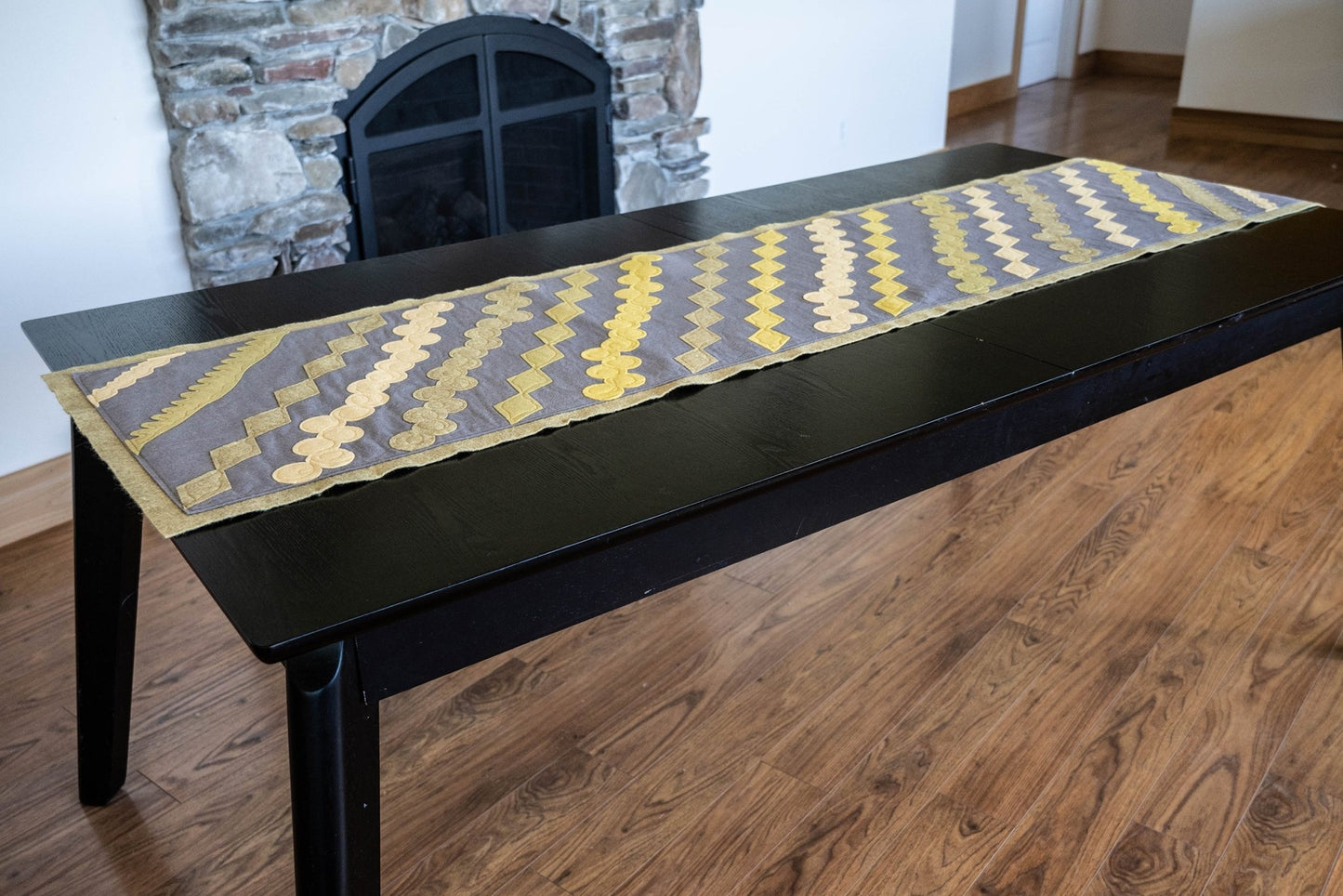 Decorative Table Runner Egg & Dart Wool Felt Sold