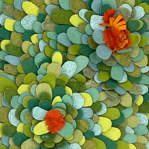 Mirror Green Petal Sold